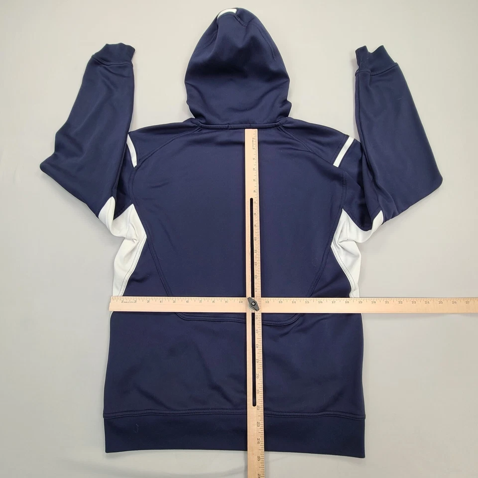 Suéter esportivo Tek masculino pequeno azul pulôver conforto futebol casual jovens adolescentes - Imagem 3 de 4