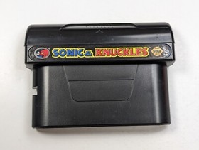 *poor condition* Sonic & Knuckles Sega Genesis in box authentic
