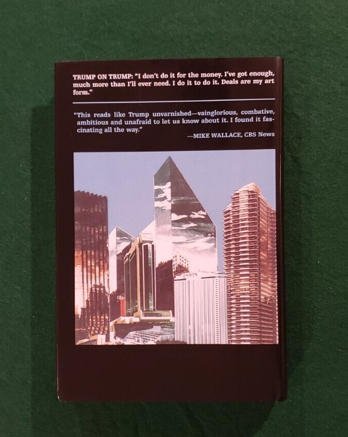President Trump Signed The Art of the Deal HC book 2016 eBay