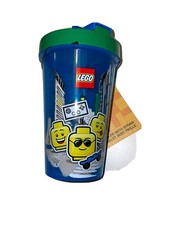 Legoland Osaka japan Tumbler with Drinking Straw Iconic Boy, Blue,LEGO