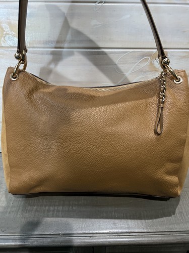 Coach Mia Schultertasche Pebble Leather #F77999 Light Saddle - Bild 8 von 14