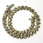 10k yellow gold 2.64ct I1 I diamond S link tennis bracelet 10.7g estate 7" — photo 5