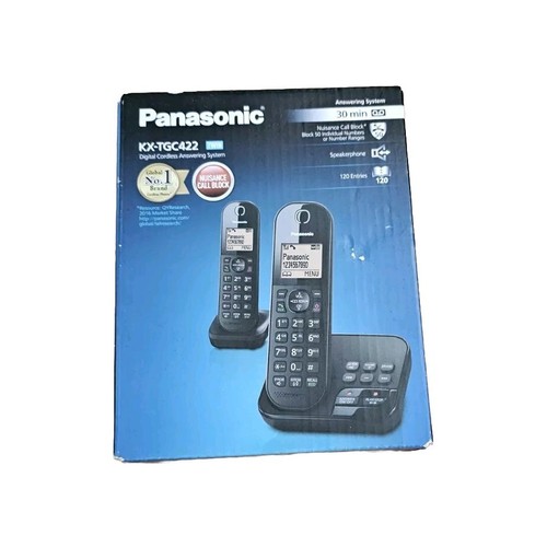 Panasonic KX-TGC422 Telefon bezprzewodowy z automatyczną sekretarką - Twin (fabrycznie nowy) - Zdjęcie 2 z 8