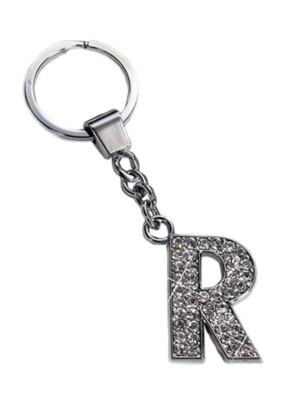Russ Berrie - Keychain - Rhinestone Initial 