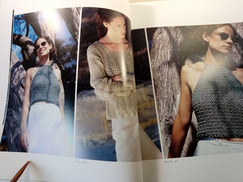 JO SHARP The Holiday Island Summer Hand Knitting Collection #3 Halter Tube Top - Picture 3 of 12