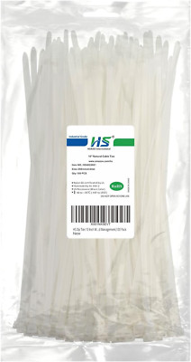 Heavy-Duty Nylon Zip Ties - 50 LBS Strength for Bike, Car & Cord Management