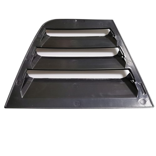 Black Side Window Louvers Air Vent Scoop Shades Cover For Dodge Charger 2011+ - Foto 10 di 11