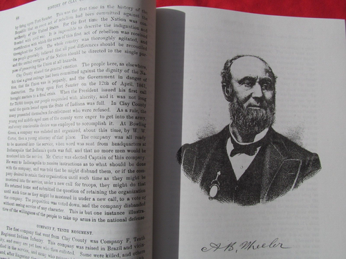 Clay County Indiana History Brazil Washington Posey Van Buren Cass Lewis HB - Picture 11 of 16