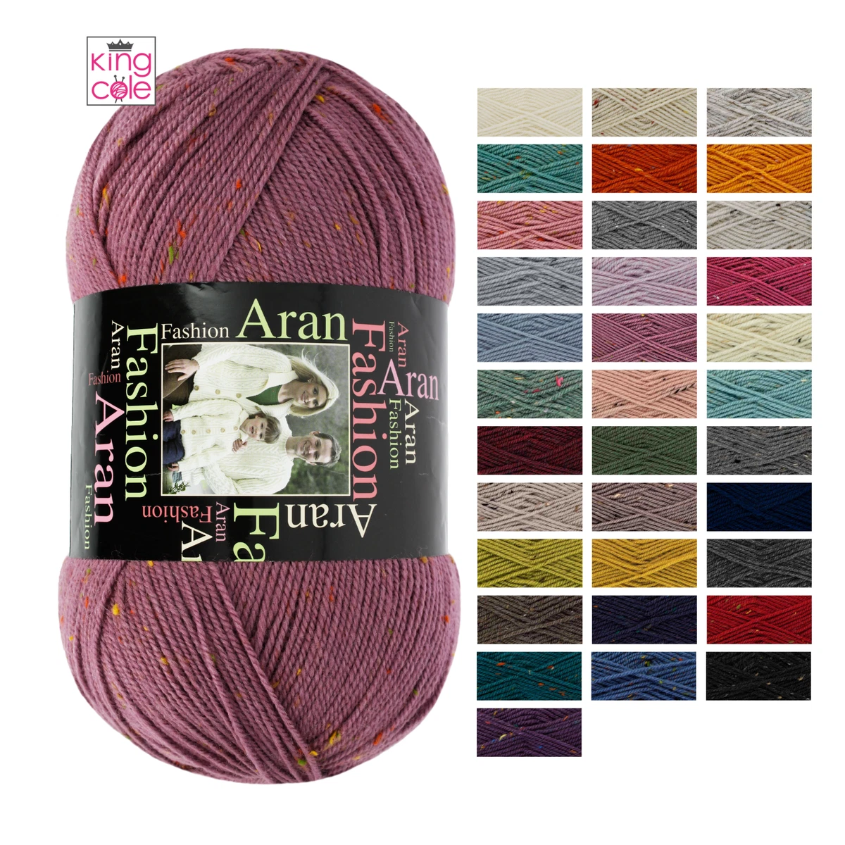 King cole fashion aran yarn deals