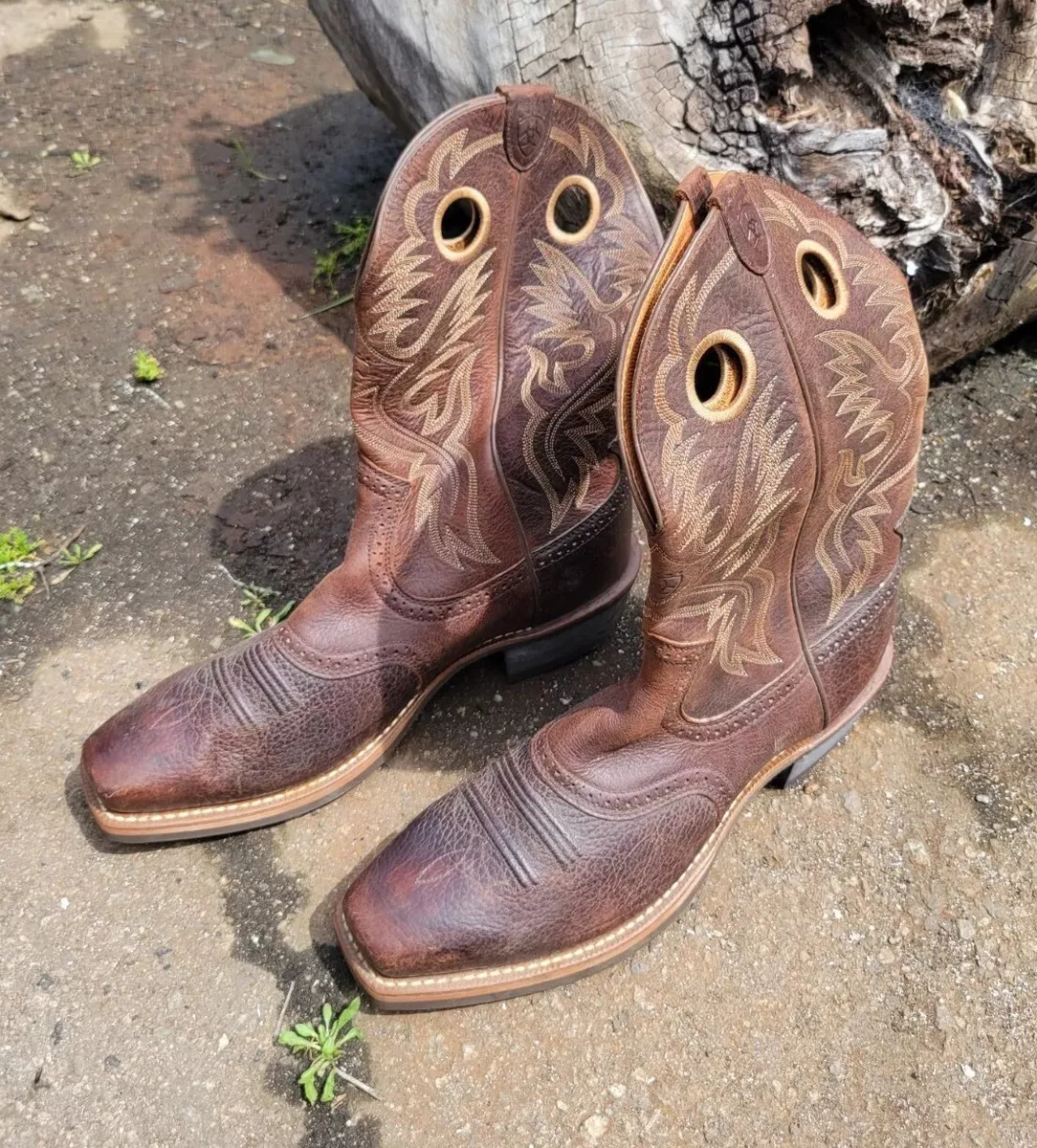Ariat Heritage Roughstock Western Cowboy Riding Men s Boots Size