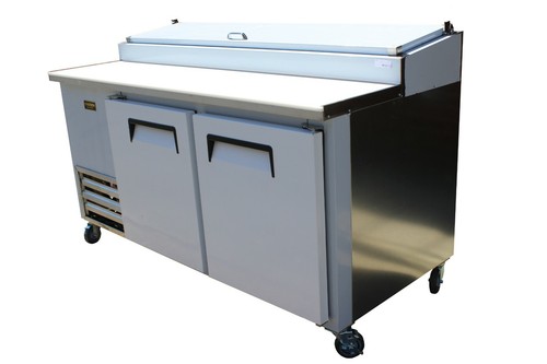 New Cooltech 2 Door Refrigerated Pizza Prep Table 67