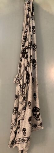 ALEXANDER MCQUEEN scaRF tUCH skULL BOHO TOTENkopF ICON
