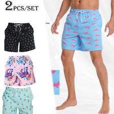 2X Men's Cargo Swim Trunks Swimming Shorts Suit Beach Surf Board Swimwear