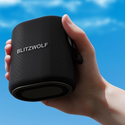 Portable Wireless Bluetooth Mini Stereo Speakers Small Speaker With Lights & Mic