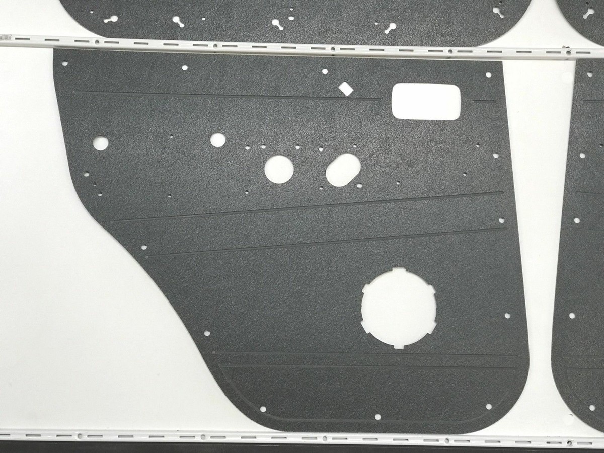 Grey ABS Waterproof Door Cards Fits Toyota Landcruiser 80 Series