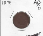 1878 Indian Head Cent AG/G