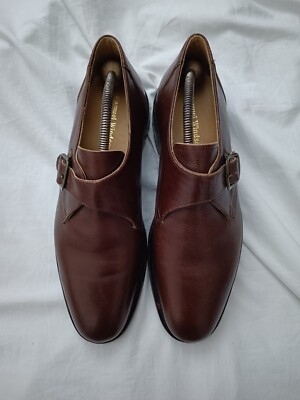 Monk Strap UK 10 44 Schuhe Business Oxford Derby Dress Goodyear Shoes S. Windsor