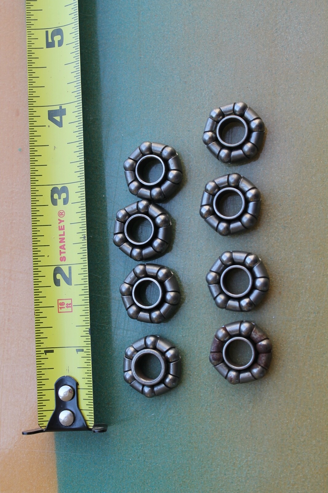 Original 1970's Cup Sims Dogtown OJs Roller Sports Vintage Bearings - Set of 8