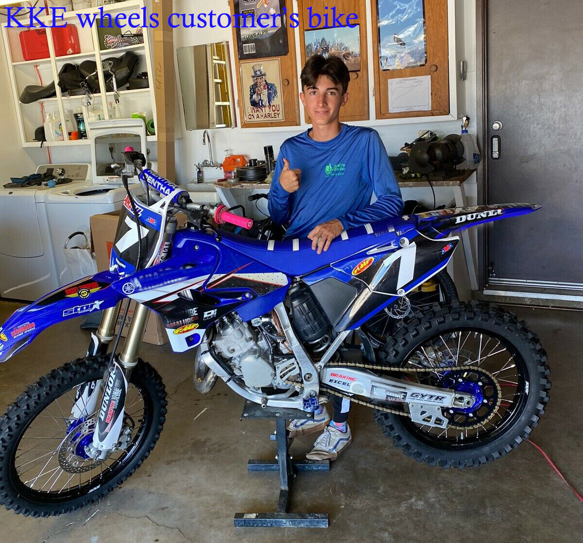 前後ホイールセットYZ250F 10'〜13' YZ125たぶん21'くらい KKE 21/19 Wheels Fit Yamaha YZ125 YZ250 1999-/ YZ250F YZ450F 2003