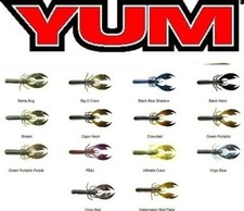 SPECIALE BLACK BASS YUM CRAW PAPI MISURA 3,75'' 4,5'' SPECIALE TEXAS RIG 