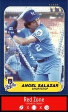 1986 Fleer Update - #U-100 Angel Salazar NM Set Break.