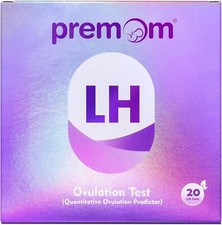 Premom Quantitative Ovulation Test Strips, Ovulation Predictor Kit with Smart...