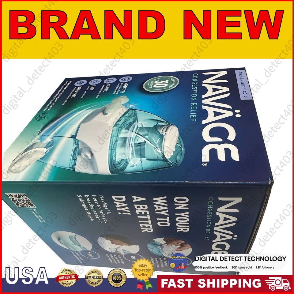 LIMPIADOR DE NARIZ NAVAGE MODELO SDG2 Navegación con 30 cápsulas de soldadura ahora con TOTALMENTE NUEVO Foto 3 de 4