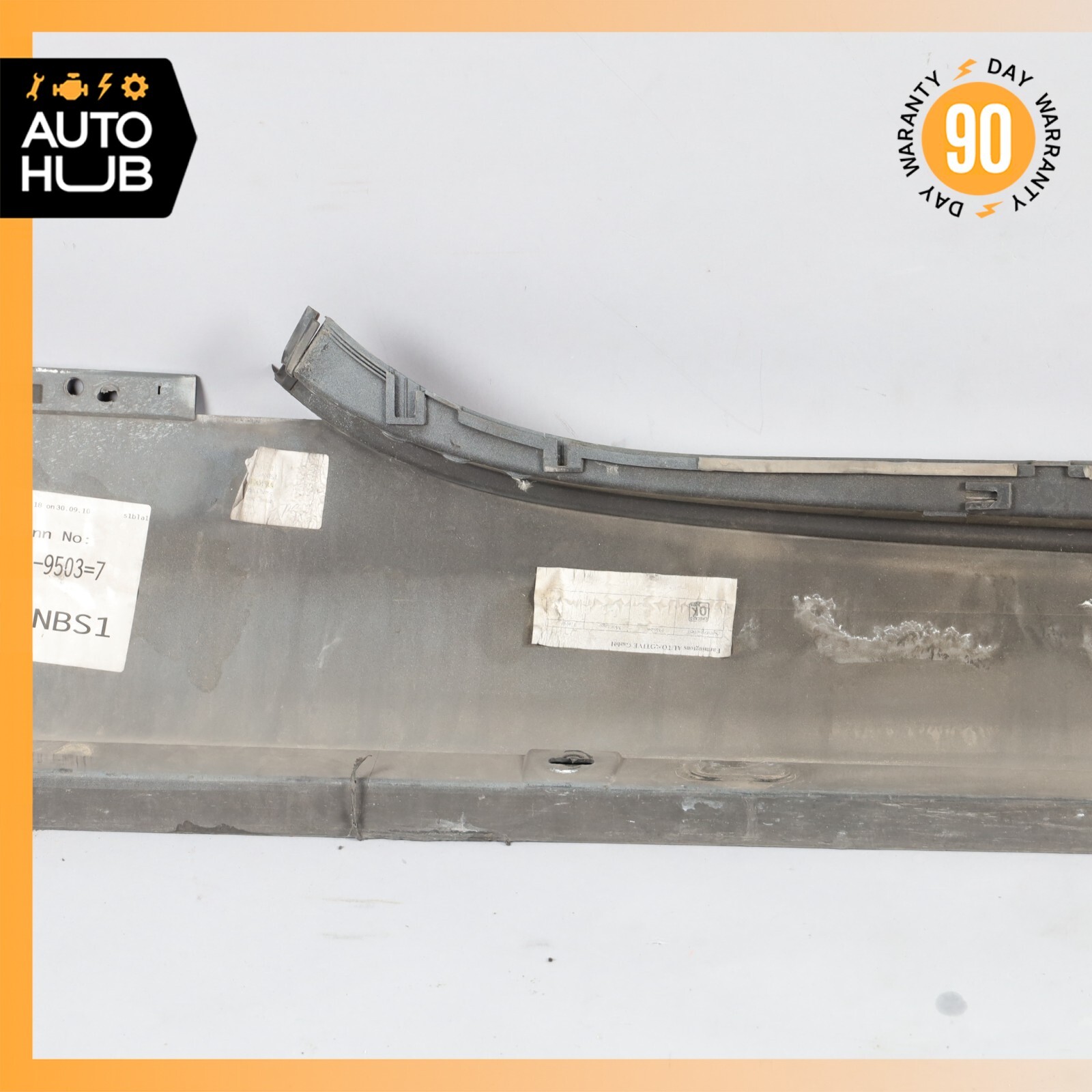 07-11 Bentley Continental GTC Left Driver Side Skirt Rocker Panel Black OEM 59k