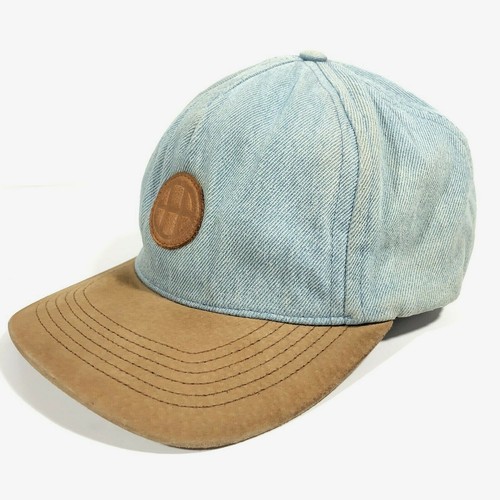 Huf Hat Light Denim Blue Brown Suede 