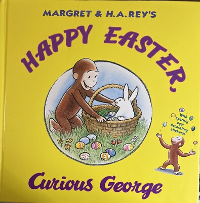   Happy Easter, Curious George~by H.A. Rey s~1 Day Shipping~HB~1st Ed