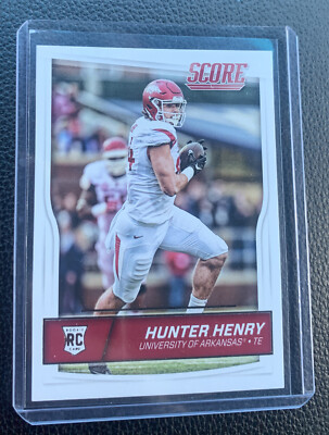 Hunter Henry 2016 SCORE FOOTBALL Base RC #382 Chargers