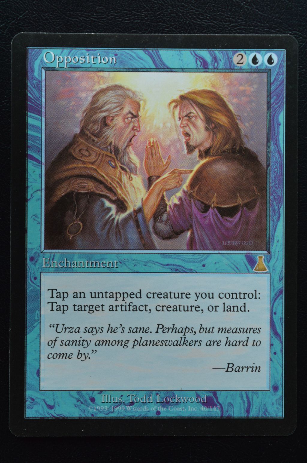 Magic The Gathering MTG OPPOSITION Urza's Destiny LP Lightly Played