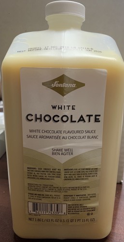 Buy Fontana By Starbucks White Chocolate Mocha Sauce W Pump Best By June 14 2020 Online In Zambia 264765899710