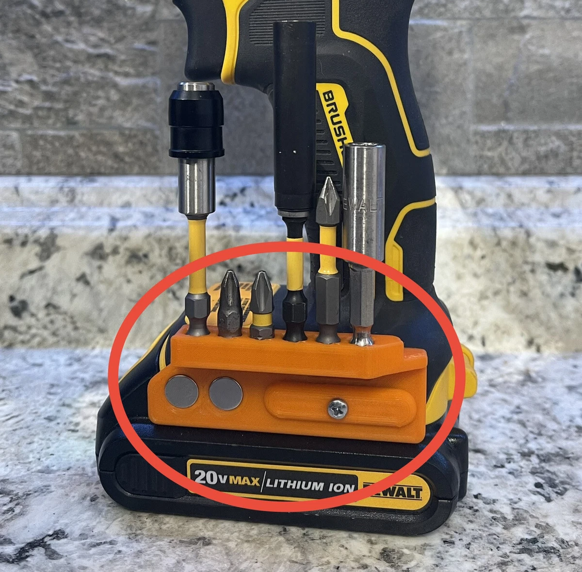 Dewalt driver bit holder store