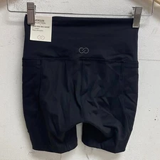 Calia Women's Energize Collection High Rise 5" Bike Shorts Pure Black WAX12311FS