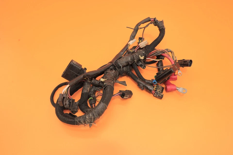 2006 06-07 Outlaw 500 IRS OEM Cuerpo del motor Cableado Principal Arnés Telar Enchufes Foto 2 de 4