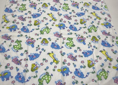 Baby Care Infant Vintage Receiving Blanket Dog Moose Turtle Camel Bunny Giraffe