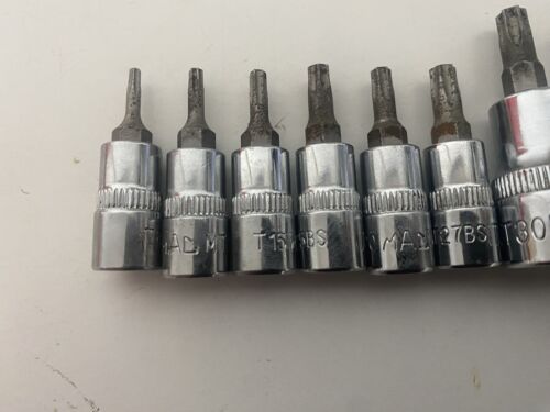 Mac Tools Set di Prese Torx T8-T60 Unità Mista Standard Torx Set 13pz - Foto 11 di 12