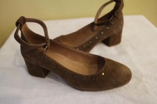 Madewell The Inez Stud Ankle-Strap Shoe heel pump size 6.5 SH1000