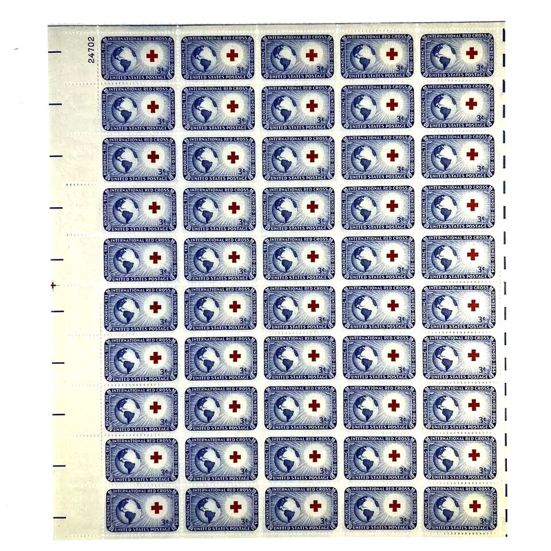 RED CROSS: The US Stamp (sheet of 50)  #1016