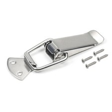 56-120mm Length Spring Loaded Draw Toggle Latch Catches Hasp Stainless Steel