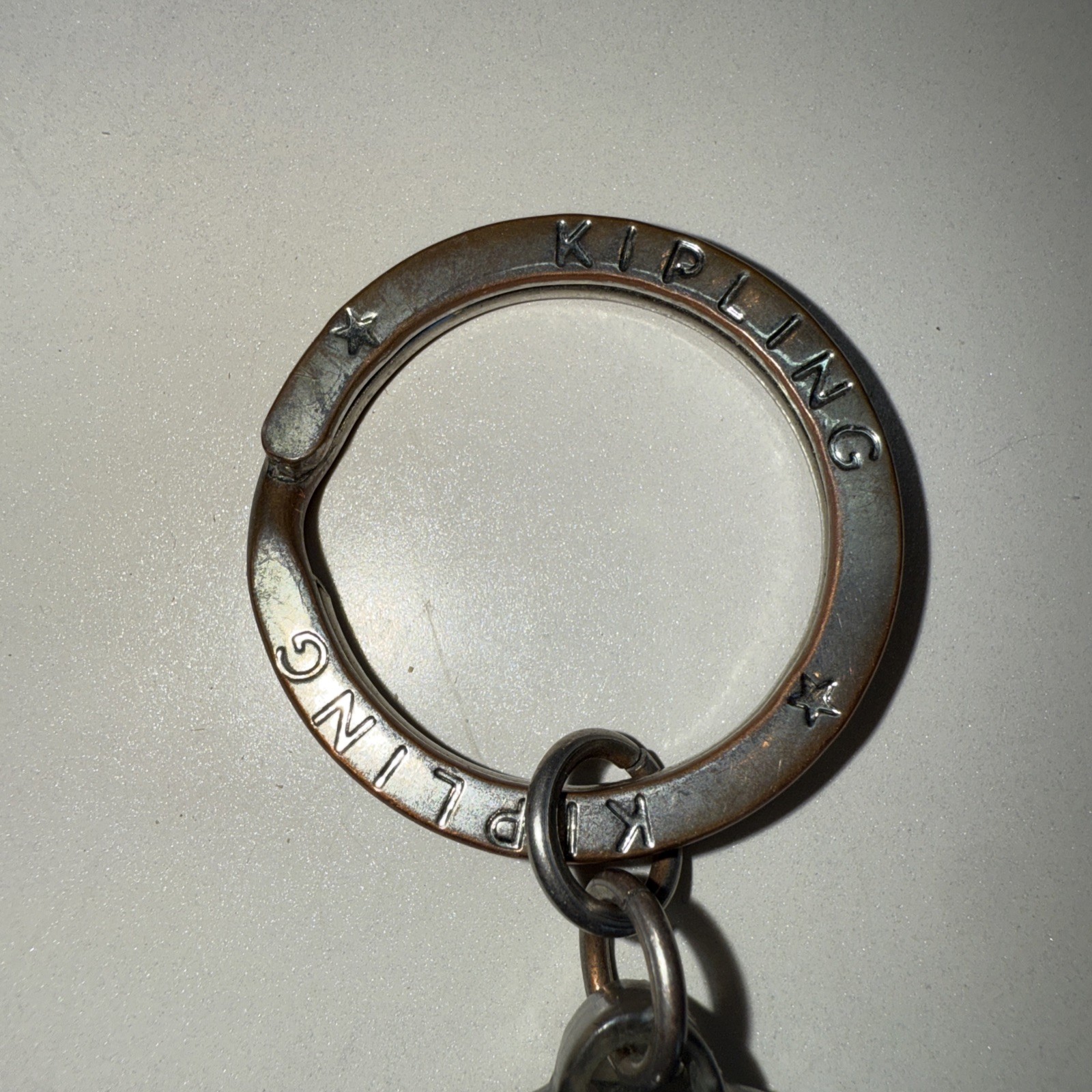 Kipling Two Face Double Gorilla Gray Vintage Keyc… - image 2