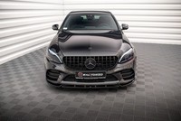 Maxton Design Frontlippe V.2 Passend FüR Mercedes C AMG Line Limousine / Coupe /
