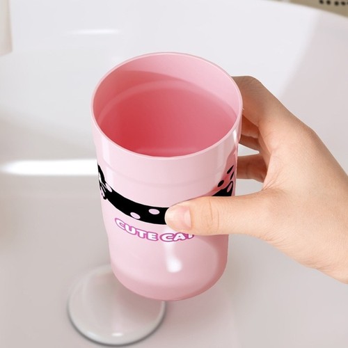 Cartoon Mouthwash Cup Portable Travel Wash Cup Toothpaste Storage Box Camping - Picture 6 of 7