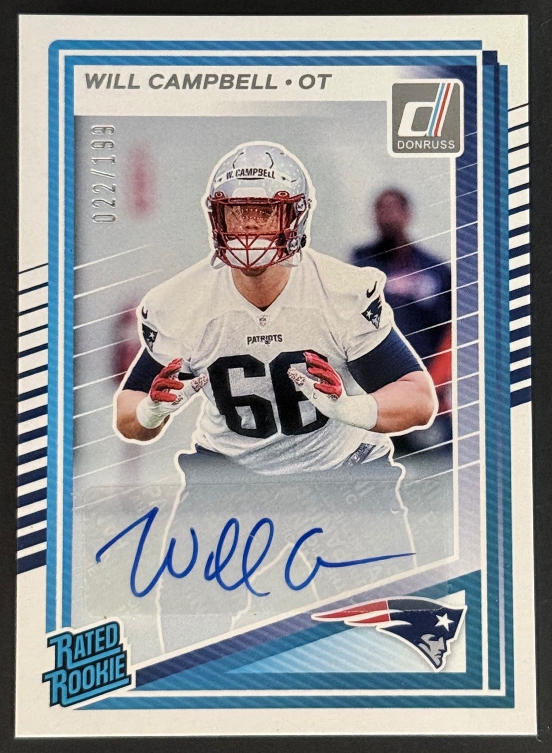 2025 Panini Donruss Will Campbell Rated Rookie Press Proof Silver /199 #345 RC