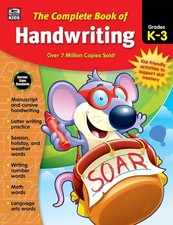 Carson Dellosa Complete Book of Handwriting Workbook for Kids  Grades K-3 M...