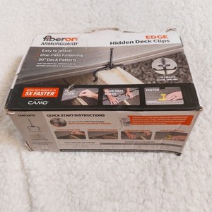 Fiberon ARMORGUARD Edge Hidden Deck Clips Fasteners 83 Count Clips Only No Tools