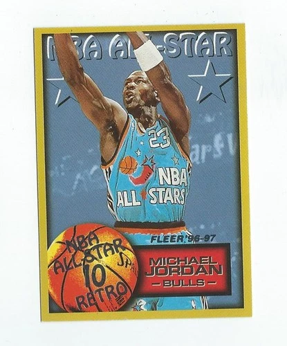 1996-97 Fleer #282 Michael Jordan (All-Star Retro) Bulls
