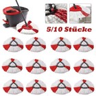 10 Wischbezug für Vileda Turbo Wischmop 360 Easy Wring Clean Moppkopf Ersatzkopf