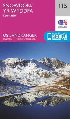 O.S. Landranger 115 Snowdon/Yr Wyddfa by Ordnance Survey (Sheet map, folded) - Image 7